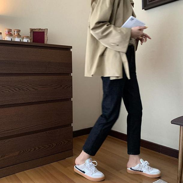 ブラックデニムストレートパンツ 4029-画像10-韓国ファッション通販POPREA［ポップリア］