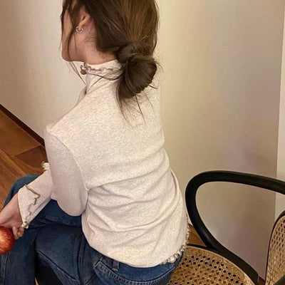 ハイネックメロートップス 4139-画像10-韓国ファッション通販POPREA［ポップリア］