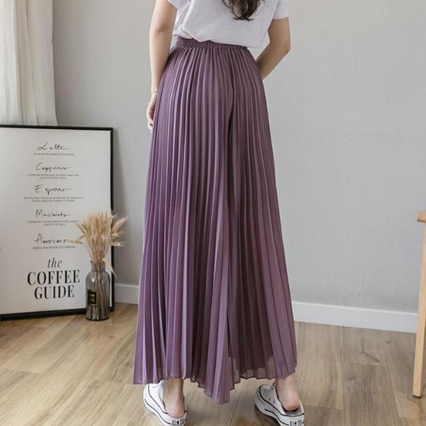 プリーツワイドパンツ 3696-画像10-韓国ファッション通販POPREA［ポップリア］