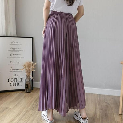 プリーツワイドパンツ 3696-画像10-韓国ファッション通販POPREA［ポップリア］