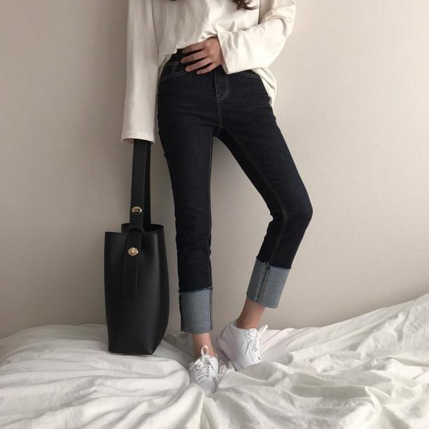 バケットショルダーバッグ 3755-画像10-韓国ファッション通販POPREA［ポップリア］