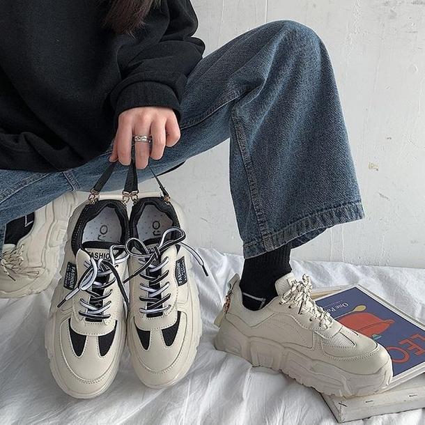 厚底ダッドスニーカー 3228-画像10-韓国ファッション通販POPREA［ポップリア］