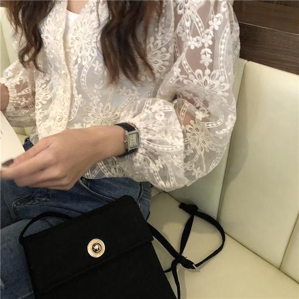 Vネックフワラーシアーシャツ 3451-画像11-韓国ファッション通販POPREA［ポップリア］