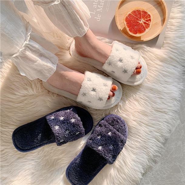 ふわふわ星柄スリッパ 3506-画像11-韓国ファッション通販POPREA［ポップリア］