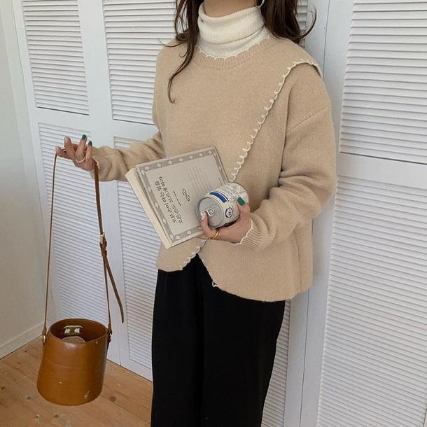 イレギュラーフリルニット 4119-画像11-韓国ファッション通販POPREA［ポップリア］