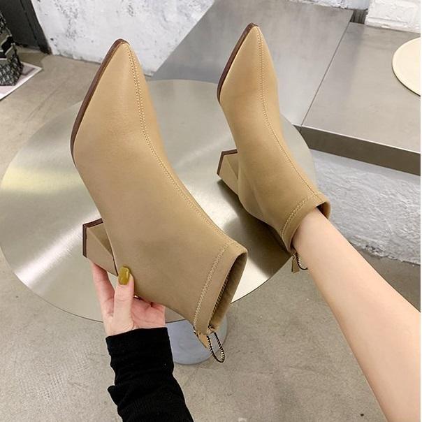 ポインテッドショートブーツ 4062-画像11-韓国ファッション通販POPREA［ポップリア］