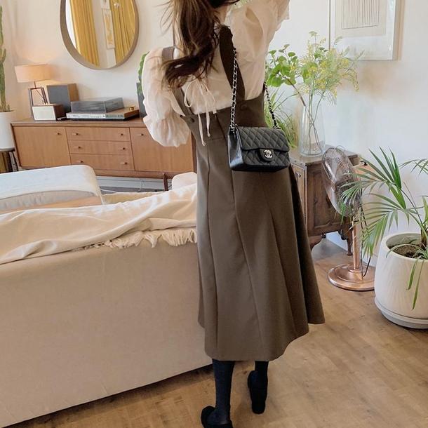 ブラウニーミドルジャンスカ 4267-画像11-韓国ファッション通販POPREA［ポップリア］