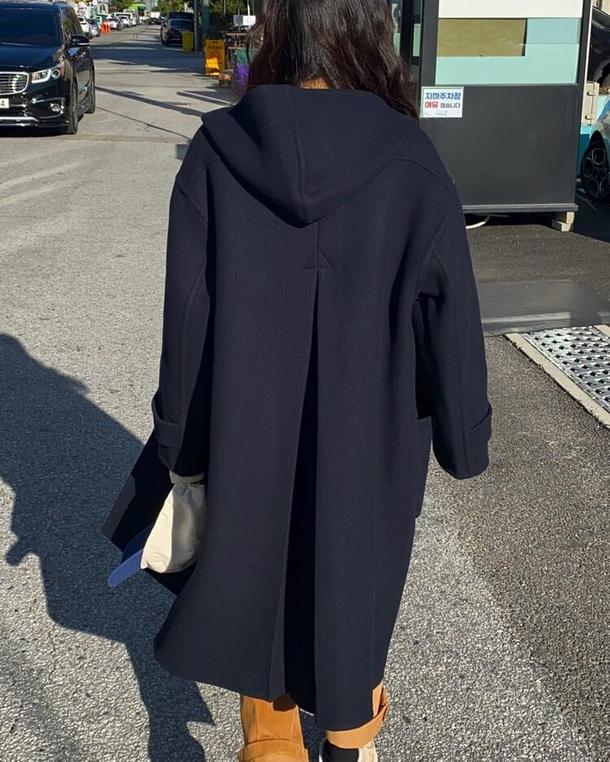フーディウールロングコート 4068-画像11-韓国ファッション通販POPREA［ポップリア］