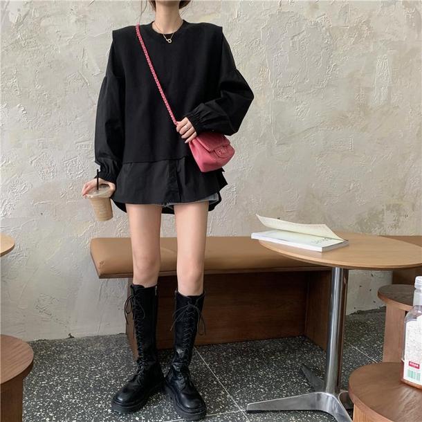 ニットベスト&袖コンシャスブラウス 4270-画像11-韓国ファッション通販POPREA［ポップリア］