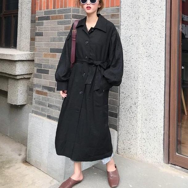 パフスリーブシングルブレストコート 3256-画像11-韓国ファッション通販POPREA［ポップリア］