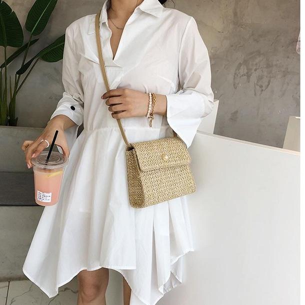 メトロポリタンストローバッグ 3714-画像11-韓国ファッション通販POPREA［ポップリア］