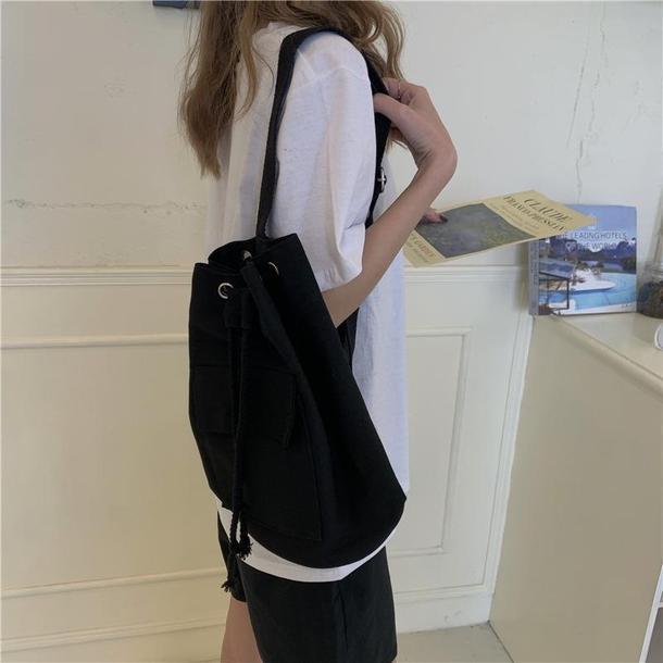 キャンバスバケツバッグ 3322-画像11-韓国ファッション通販POPREA［ポップリア］