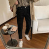 ブラックデニムストレートパンツ 4029-画像11-韓国ファッション通販POPREA［ポップリア］