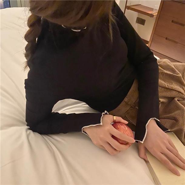 ハイネックメロートップス 4139-画像11-韓国ファッション通販POPREA［ポップリア］