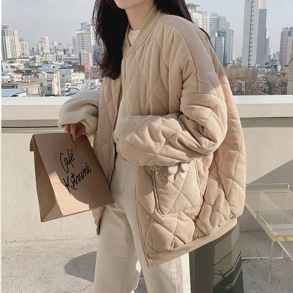 コーデュロイベーシックブルゾン 4052-画像11-韓国ファッション通販POPREA［ポップリア］