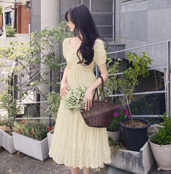 プリーツロングワンピース 4649-画像12-韓国ファッション通販POPREA［ポップリア］