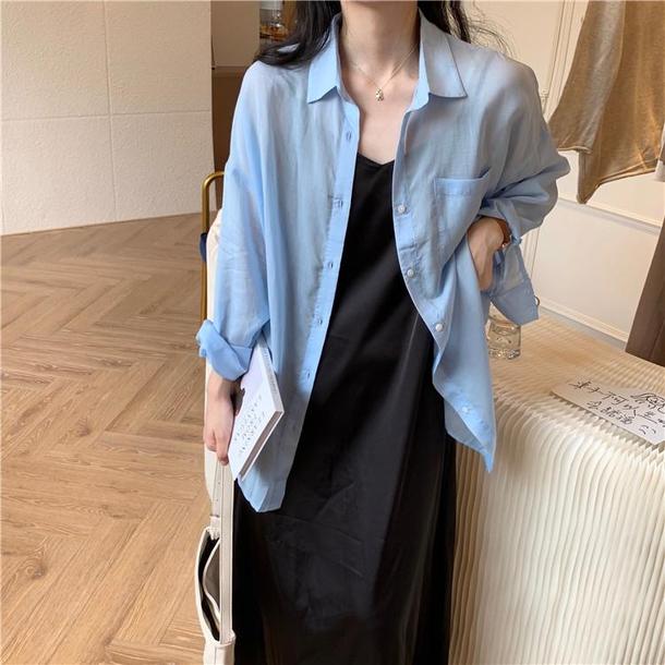 バックタイシアーブラウス 3841-画像12-韓国ファッション通販POPREA［ポップリア］