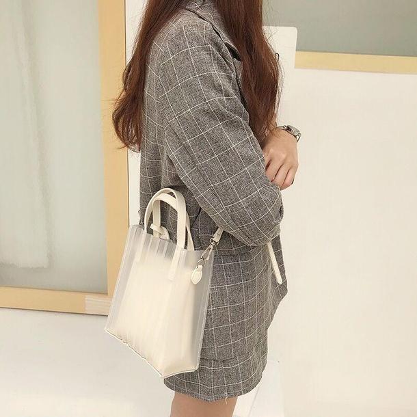 ストライプシースルークリアバッグ 3429-画像12-韓国ファッション通販POPREA［ポップリア］