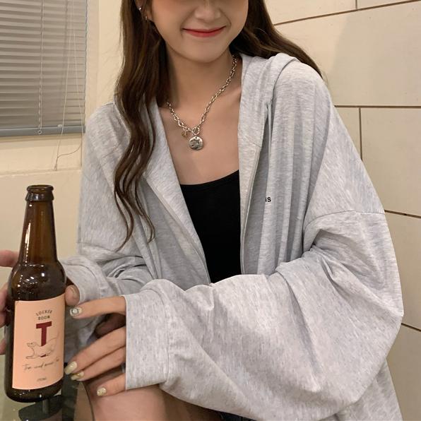 シンプルフルジップパーカー 4594-画像12-韓国ファッション通販POPREA［ポップリア］