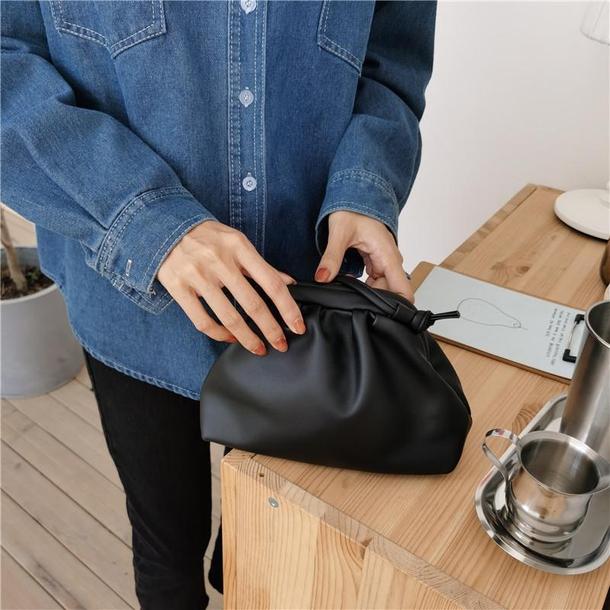 ソフトエコレザークラウドバッグ 3892-画像12-韓国ファッション通販POPREA［ポップリア］