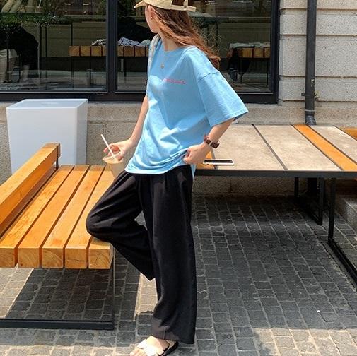 ルーズバックロゴTee 3598-画像12-韓国ファッション通販POPREA［ポップリア］