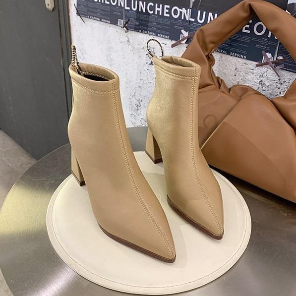 ポインテッドショートブーツ 4062-画像12-韓国ファッション通販POPREA［ポップリア］