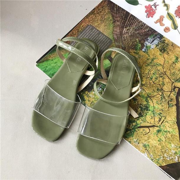 クロスストラップクリアサンダル 3380-画像12-韓国ファッション通販POPREA［ポップリア］