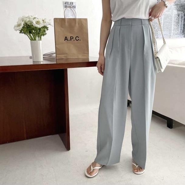 ハイウエストワイルドレッグパンツ 4617-画像12-韓国ファッション通販POPREA［ポップリア］