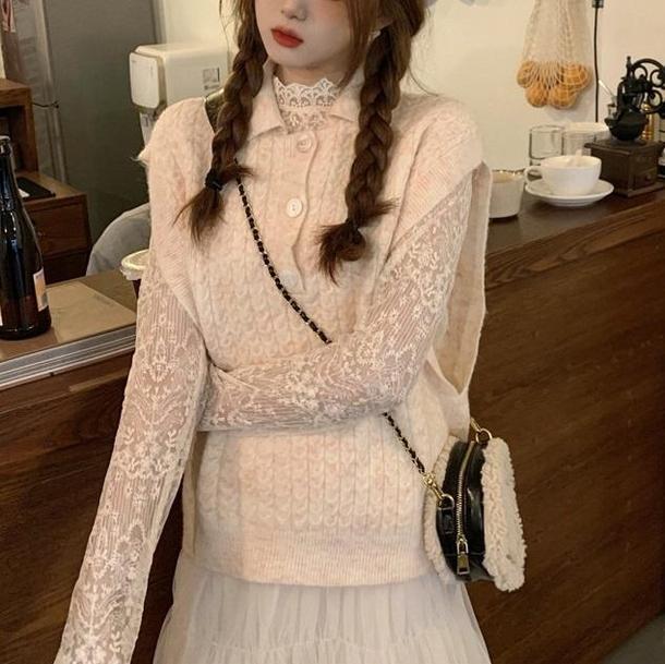 レースインナートップス 4264-画像12-韓国ファッション通販POPREA［ポップリア］