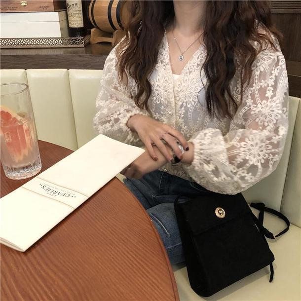 Vネックフワラーシアーシャツ 3451-画像12-韓国ファッション通販POPREA［ポップリア］