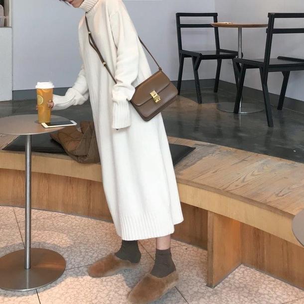 タートルニットワンピース 4231-画像13-韓国ファッション通販POPREA［ポップリア］