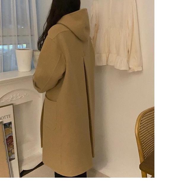 フーディウールロングコート 4068-画像13-韓国ファッション通販POPREA［ポップリア］