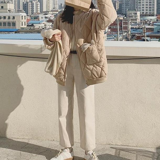 コーデュロイベーシックブルゾン 4052-画像13-韓国ファッション通販POPREA［ポップリア］