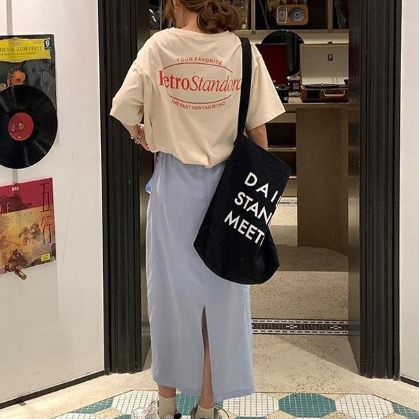 ルーズバックロゴTee 3598-画像13-韓国ファッション通販POPREA［ポップリア］