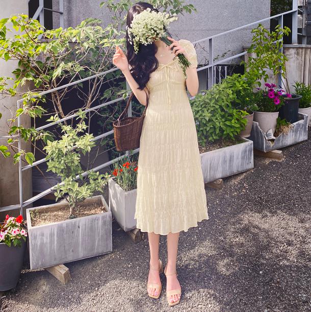 プリーツロングワンピース 4649-画像13-韓国ファッション通販POPREA［ポップリア］