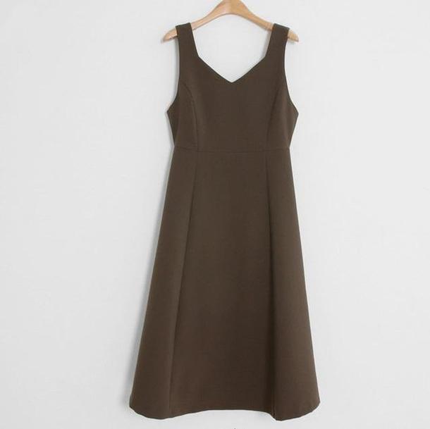 ブラウニーミドルジャンスカ 4267-画像13-韓国ファッション通販POPREA［ポップリア］