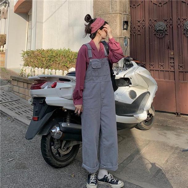 ルーズサロペットオーバーオール 4260-画像14-韓国ファッション通販POPREA［ポップリア］