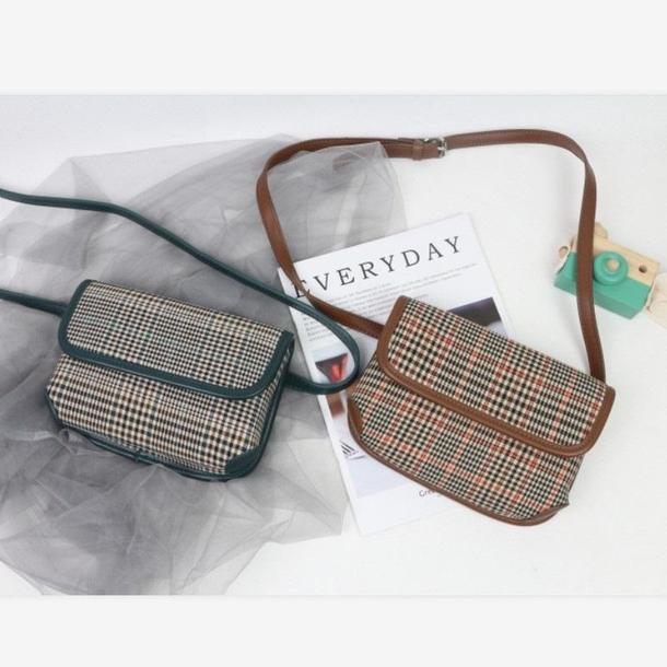 チェック柄ミニショルダーバッグ 3741-画像14-韓国ファッション通販POPREA［ポップリア］