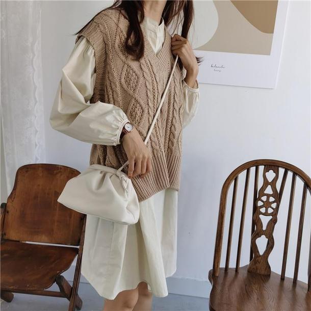 ソフトエコレザークラウドバッグ 3892-画像14-韓国ファッション通販POPREA［ポップリア］