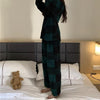 カジュアルチェック柄パジャマ 4224-画像14-韓国ファッション通販POPREA［ポップリア］