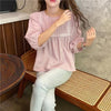 ラウンドネックプリーツブラウス 4534-画像14-韓国ファッション通販POPREA［ポップリア］
