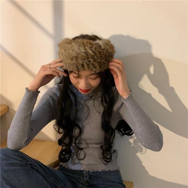 ハーフハイカラーメロウリブトップス 4259-画像14-韓国ファッション通販POPREA［ポップリア］