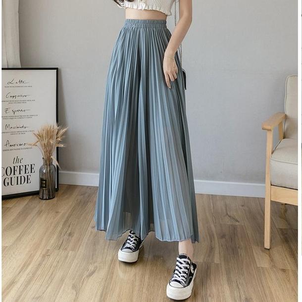 プリーツワイドパンツ 3696-画像14-韓国ファッション通販POPREA［ポップリア］