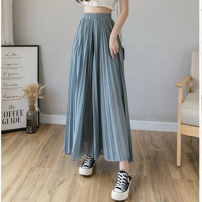 プリーツワイドパンツ 3696-画像14-韓国ファッション通販POPREA［ポップリア］