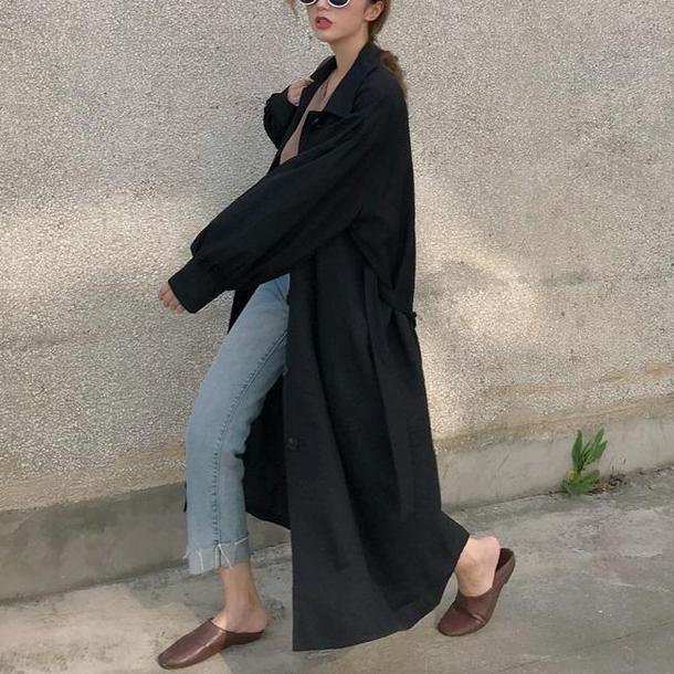 パフスリーブシングルブレストコート 3256-画像14-韓国ファッション通販POPREA［ポップリア］