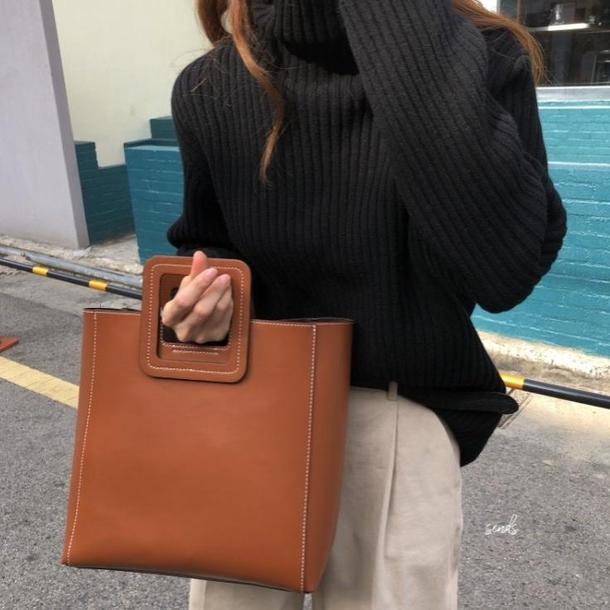 ハイネックルーズリブニット 4100-画像14-韓国ファッション通販POPREA［ポップリア］