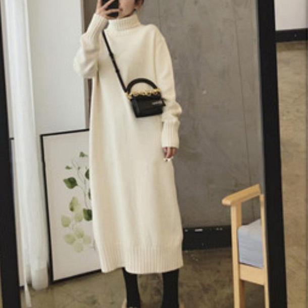 タートルニットワンピース 4231-画像14-韓国ファッション通販POPREA［ポップリア］