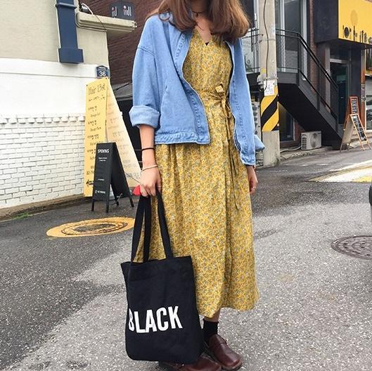 ロゴカラーキャンバスバッグ 3168-画像15-韓国ファッション通販POPREA［ポップリア］