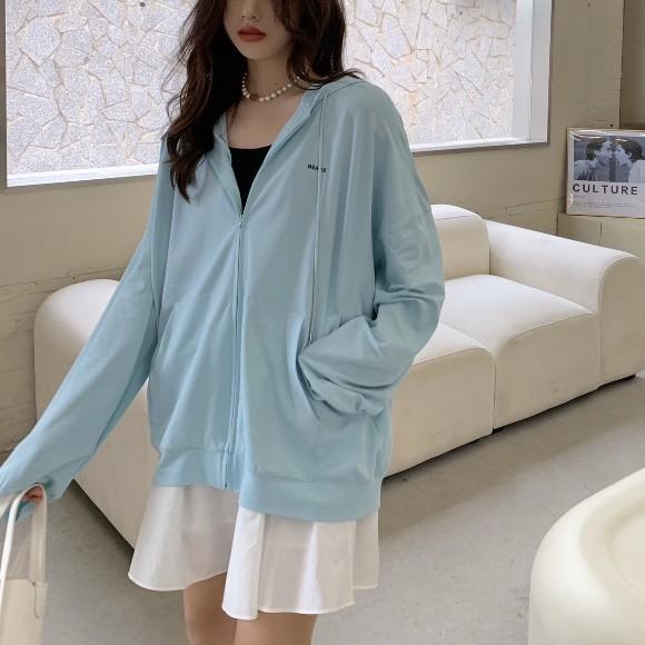 シンプルフルジップパーカー 4594-画像15-韓国ファッション通販POPREA［ポップリア］