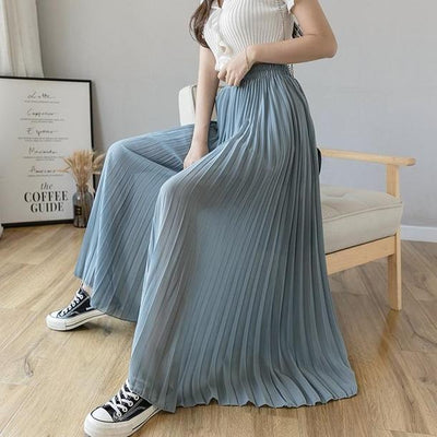 プリーツワイドパンツ 3696-画像15-韓国ファッション通販POPREA［ポップリア］